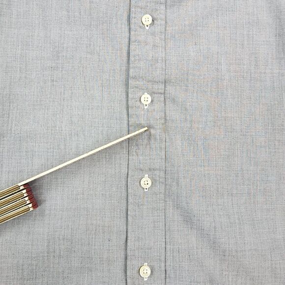 Polo Ralph Lauren Shirt Mens 18 XXL Gray Regent Classic Fit Casual Button Up VTG - Picture 14 of 16